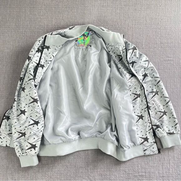 Seven & 7 Stars Zip Up Oversized Lightweight Jacket Unisex Size Large - Picture 9 of 9
